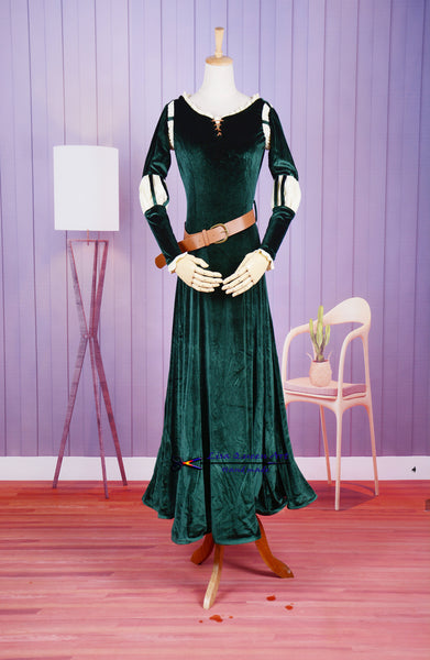 Cosplay Costume Merida Dress Brave Princess Merida Adult Dress