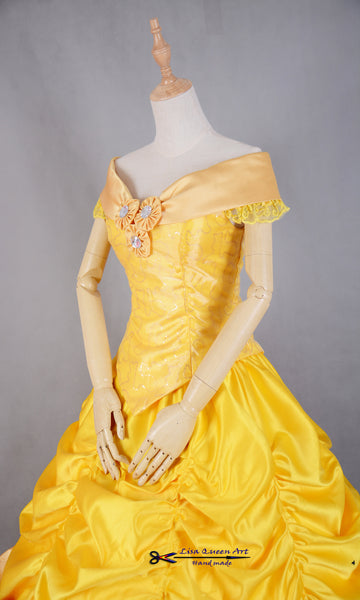 Belle Cosplay Costume Belle Dress The Beauty and The Beast Princess