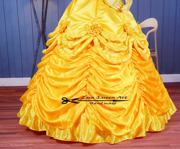 Belle Cosplay Costume Belle dress The Beauty and Beast Princess