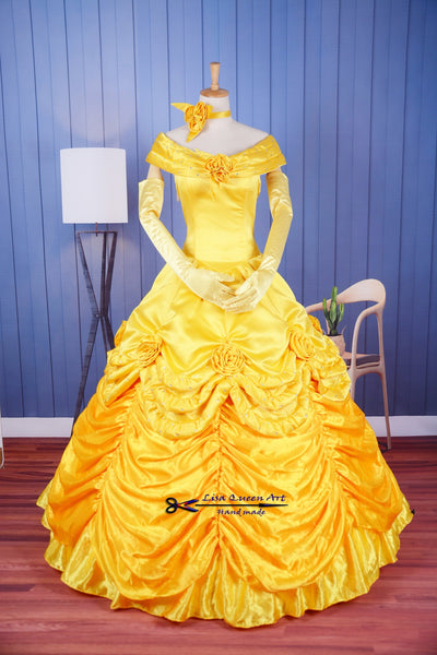 Belle Cosplay Costume Belle dress The Beauty and Beast Princess