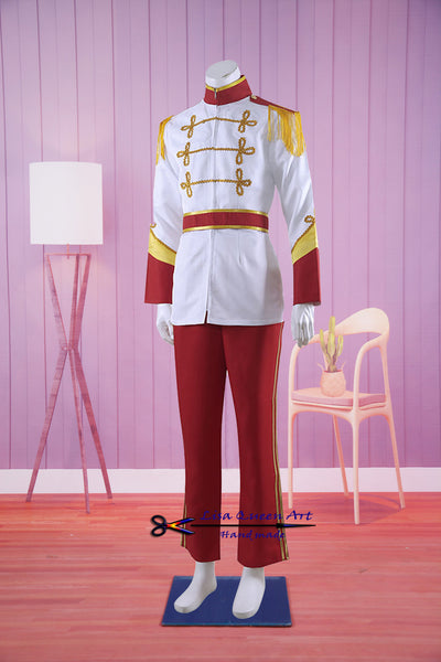Cosplay Costume Princes uniform Movie Cinderella Prince Charming