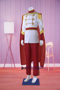 Cosplay Costume Princes uniform Movie Cinderella Prince Charming