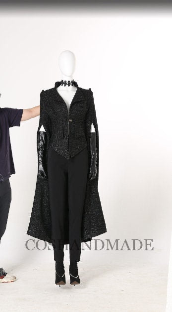 Cruella Deville Dress Cruella Black Dress Cosplay Costume – Mermaidcosplay