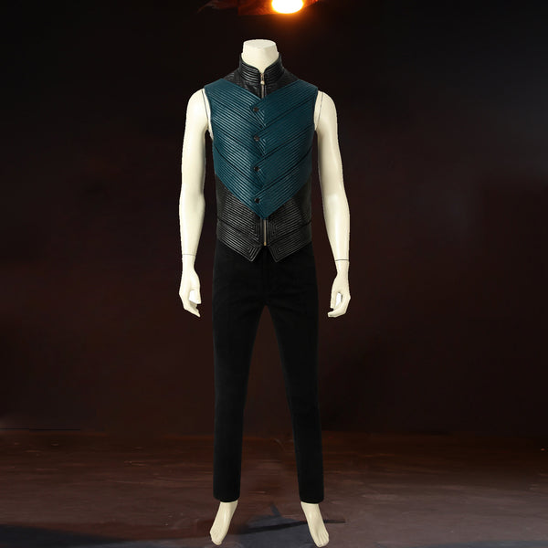 Cosplay costume Vergil Trench coat Boots Devil May Cry 5 Vergil