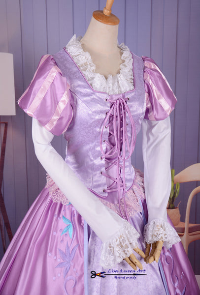 Cosplay Costume Tangled Rapunzel Dress Princess Tangled Rapunzel