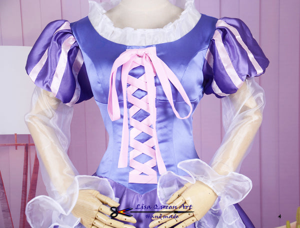 Cosplay Costume Tangled Rapunzel Dress Princess Tangled Rapunzel