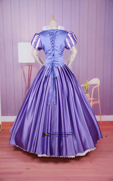 Cosplay Costume Tangled Rapunzel Dress Princess Tangled Rapunzel