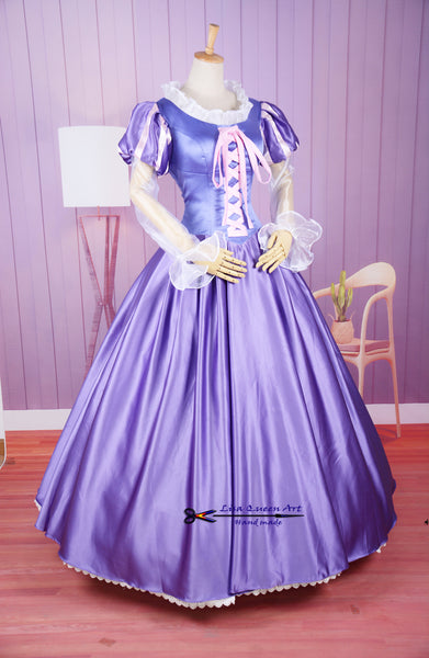 Cosplay Costume Tangled Rapunzel Dress Princess Tangled Rapunzel