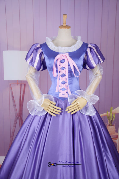 Cosplay Costume Tangled Rapunzel Dress Princess Tangled Rapunzel