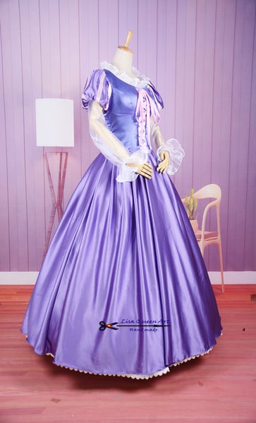 Cosplay Costume Tangled Rapunzel Dress Princess Tangled Rapunzel
