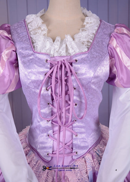 Cosplay Costume Tangled Rapunzel Dress Princess Tangled Rapunzel