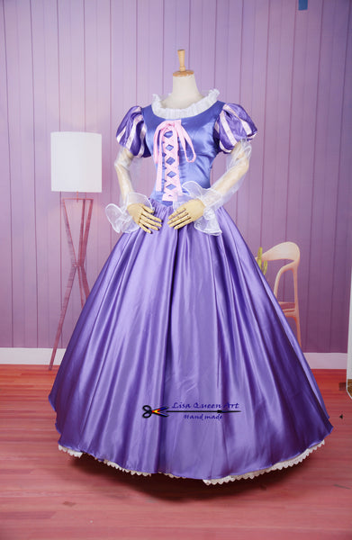 Cosplay Costume Tangled Rapunzel Dress Princess Tangled Rapunzel