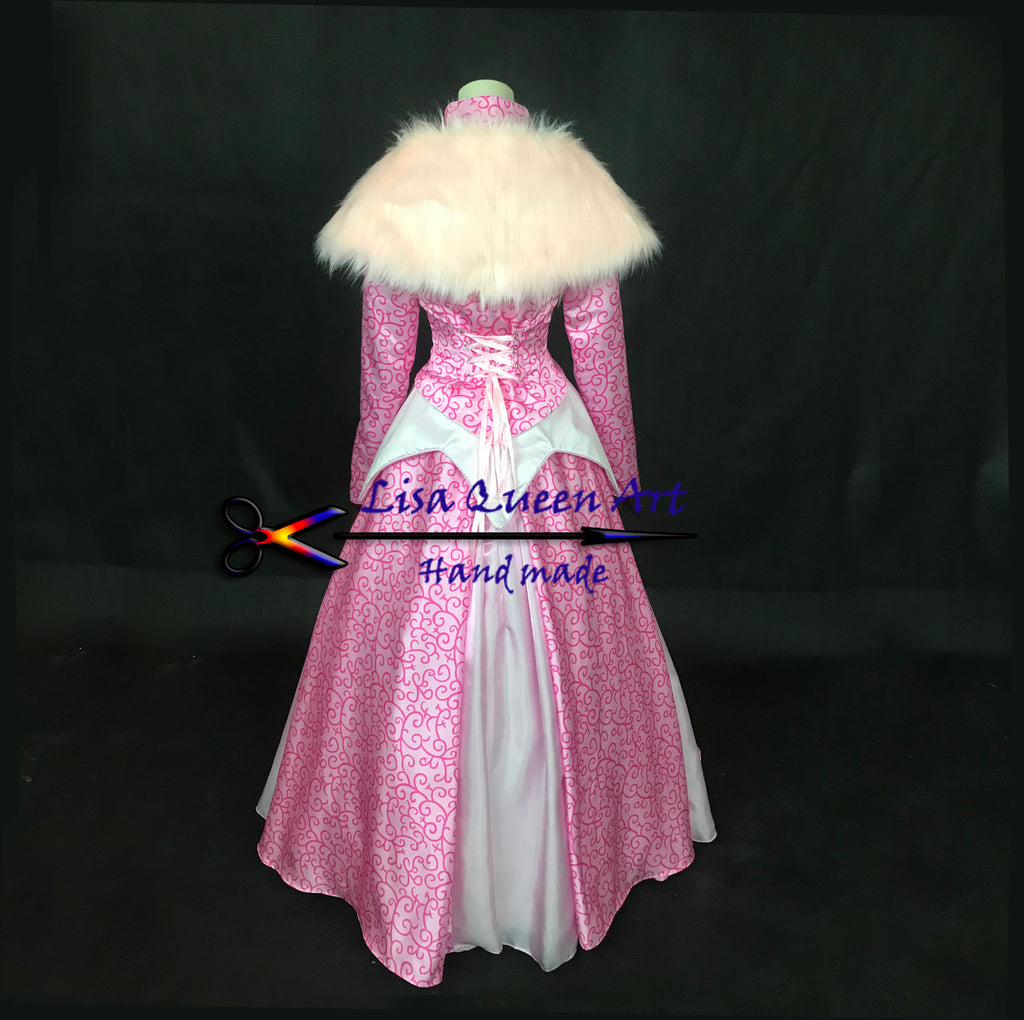 Aurora cosplay costume Aurora winter dress for Women Girls Customized Mermaidcosplay Aurora cosplay costume Aurora winter dress for Women Girls Customized Mermaidcosplay