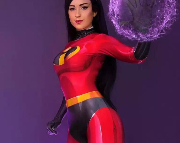 Incredibles Elastigirl Cosplay Costume