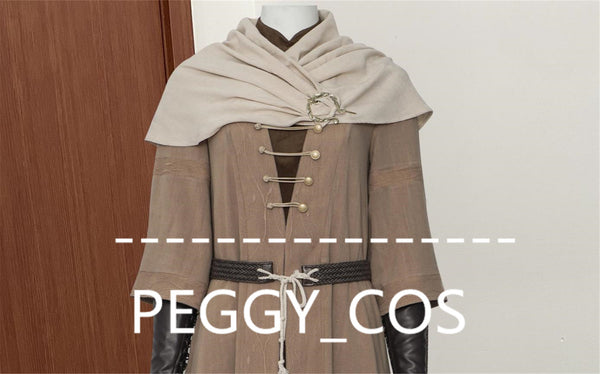 Elden Ring Cosplay Game Character Cosplay Costume Melina Cosplay Costume Set Include Cloak Scarf Dress Custom Size For Women
