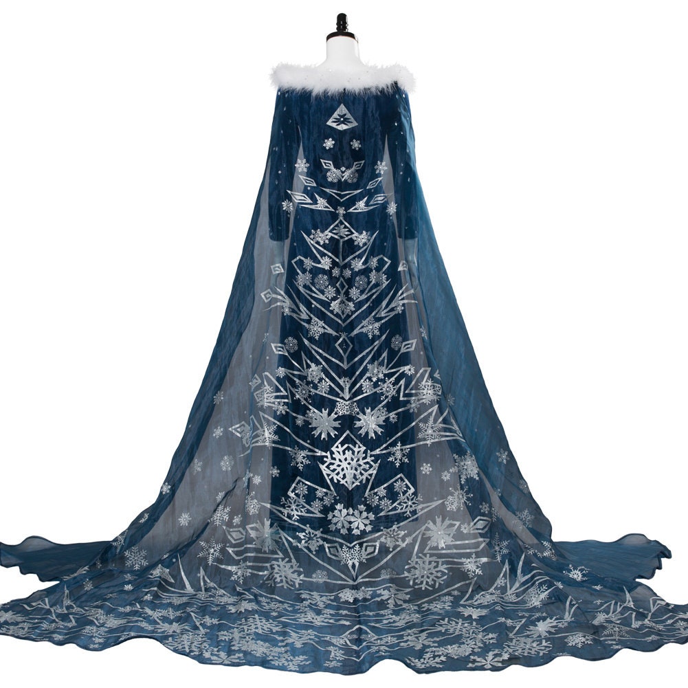 Elsa Blue Velvet Dress – Mermaidcosplay