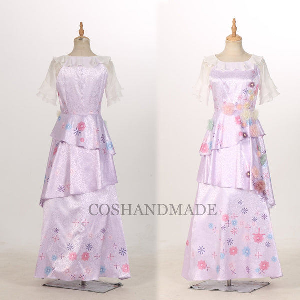 Encanto Isabela Dress Isabela Cosplay Costume Women Dress