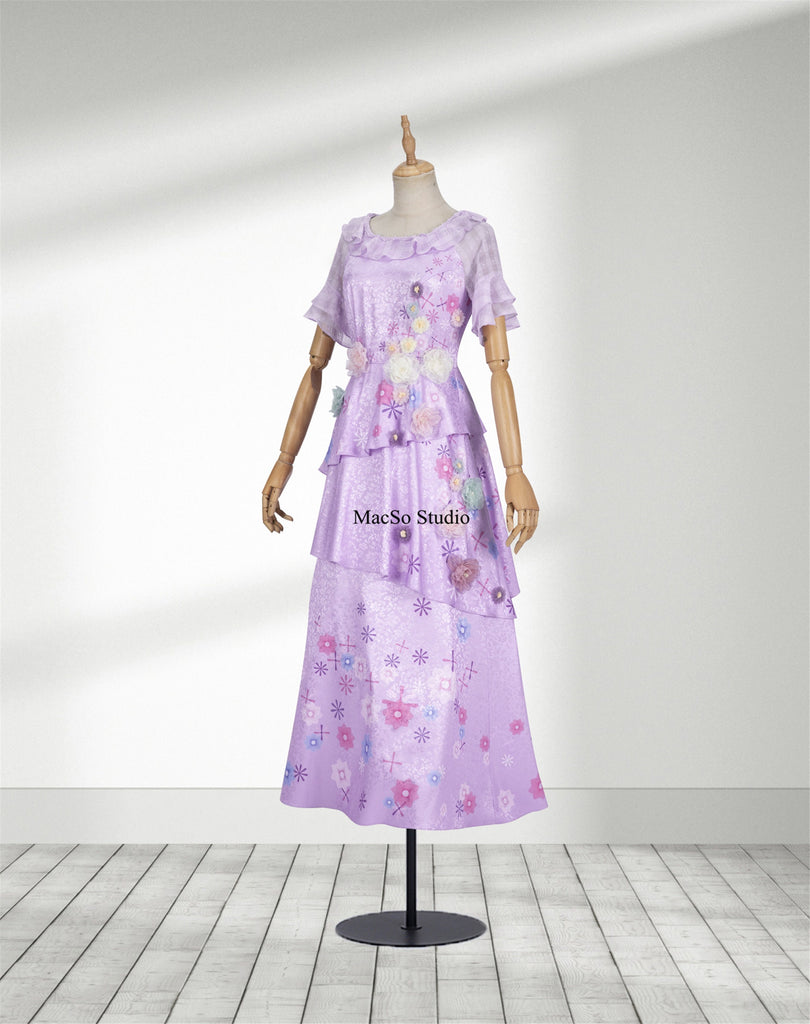 purple encanto dress So tell me, which Isabela's dress do you prefer? : r/Encanto