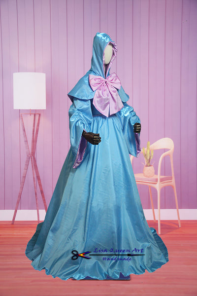 Cosplay Costume Fairy Godmother Cosplay Dress Movie Cinderella Magic Fairy