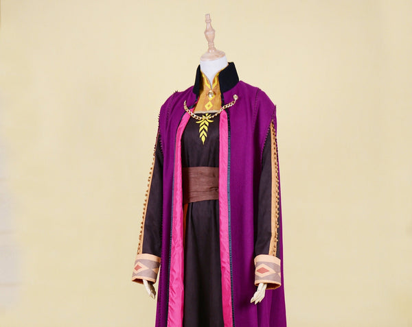 Halloween Cosplay Coustume Frozen 2 ANNA Cosplay Costume
