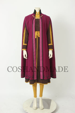 Frozen 2 Anna Cosplay Costume Adult Anna Dress Frozen Cosplay Dress