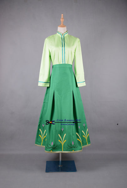 Anna Princess Dress Frozen 2 Cosplay Costume
