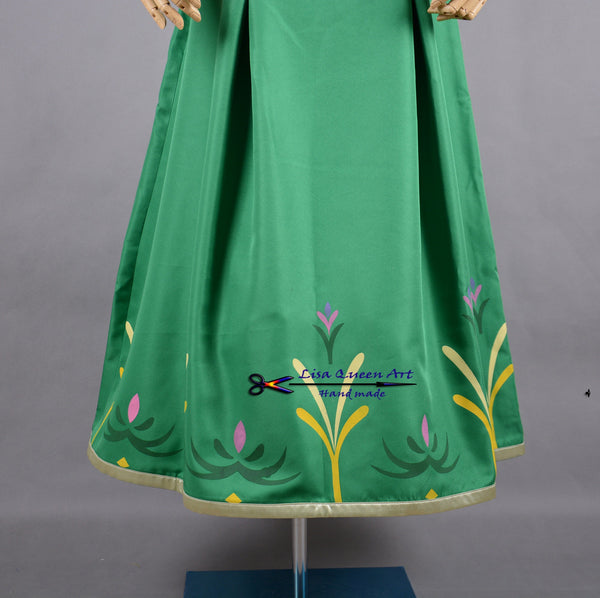 Anna Princess Dress Frozen 2 Cosplay Costume