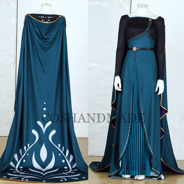 Frozen Anna Dress Adult Queen Anna Cosplay Costume Anna Dress