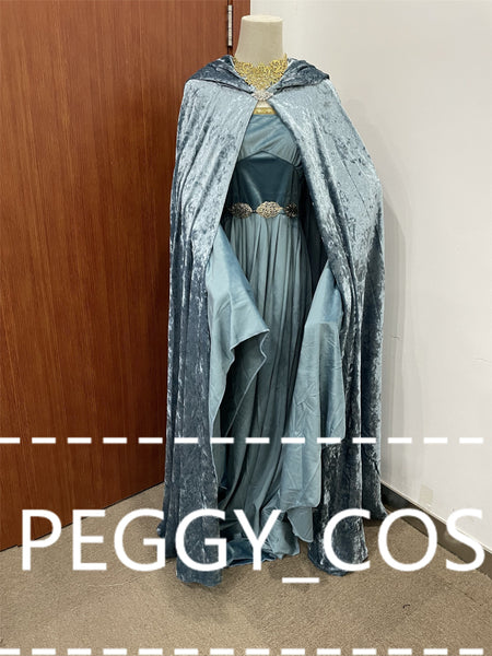 Galadriel Cosplay Dress The Lord of the Rings Women Cosplay Costume Green Galadriel Cosplay Dress Halloween Cosplay Dress