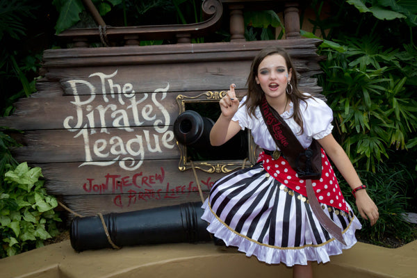 Girl's DELUXE PIRATE Costume Custom Size