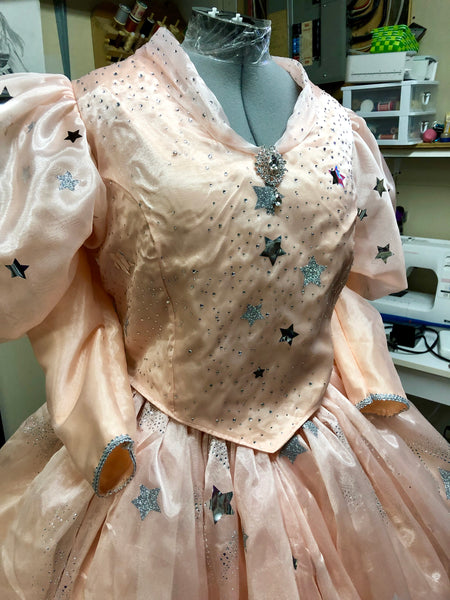 Glinda the good witch Wizard of Oz Cosplay Costume gown