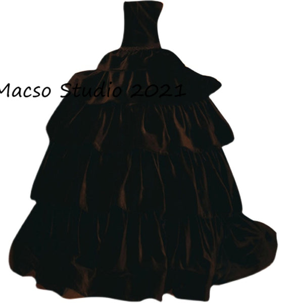 CUSTOM Gothic Black Hepburn style dress Prom Dress Elegant Women Wedding Dress Birthday Gown Evening Prom Party Dress Graduation Dress
