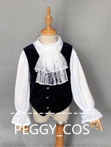 Halloween Vampire Cosplay Cloak Gothic Cosplay Cape Made Of Fleece Dark Blue Cape And Black Cape With Top Hat Clothing Accessories
