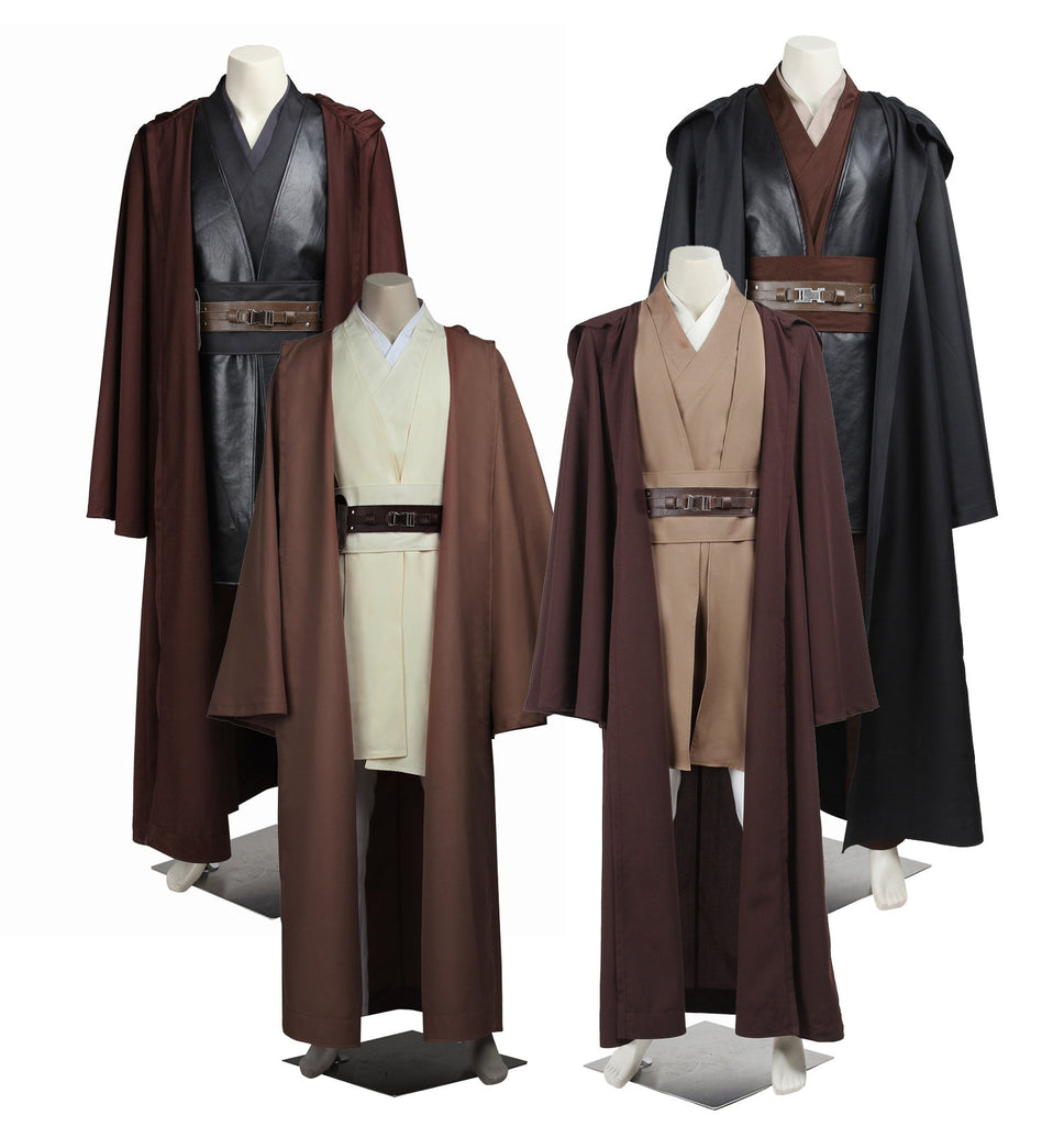 Obi Robe Obi Wan Kenobi Jedi tunic Robe Mace Windu cosplay costume Star Wars Je ...