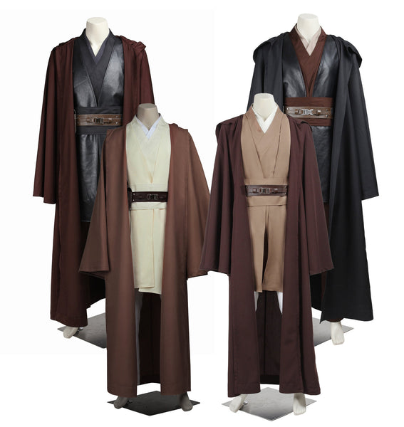 Obi Wan Kenobi Jedi tunic Robe Mace Windu cosplay costume Star Wars Jedi Knight Anakin Skywalker