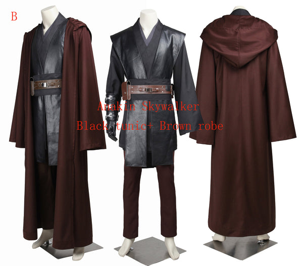 Obi Wan Kenobi Jedi tunic Robe Mace Windu cosplay costume Star Wars Jedi Knight Anakin Skywalker