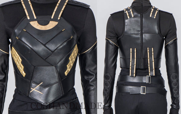 Lady Loki Cosplay Costume Sylvie breastplate Lushton Costume Loki Vest armor Halloween Costume