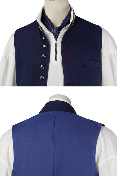 Cosplay Costume Anime Halloween Men's Uniform Little Mermaid Princess Prince Eric