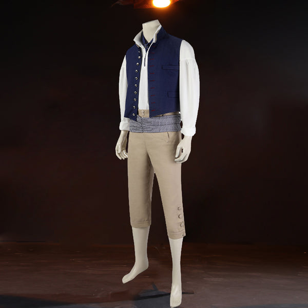 Cosplay Costume Anime Halloween Men's Uniform Little Mermaid Princess Prince Eric