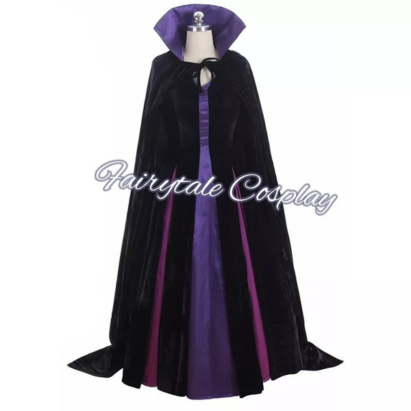 Maleficent Costume Dress Halloween Cosplay