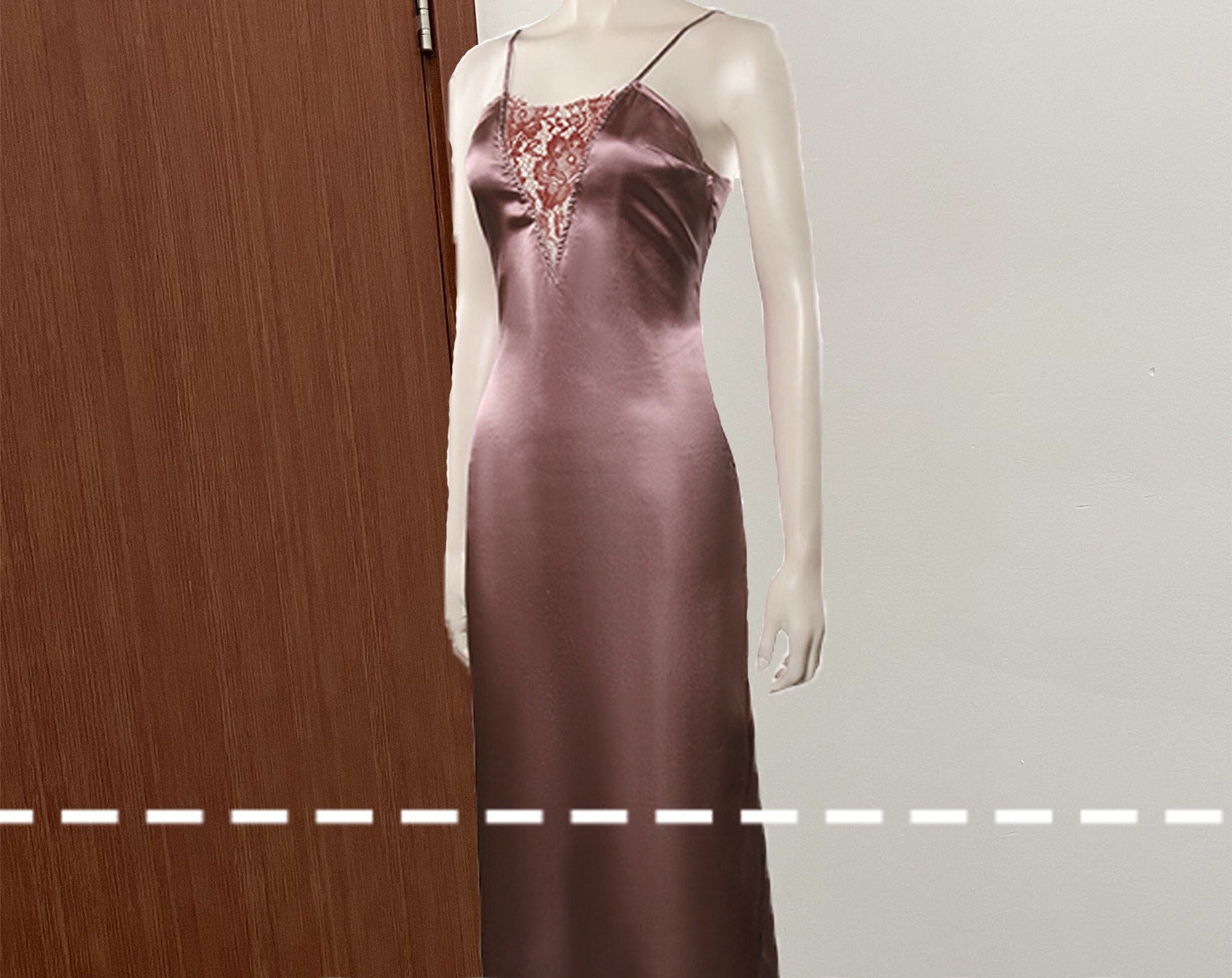 Margot Cosplay Slip Dress Lace Satin Dress For Women As Nightdress Suspender Nightdress