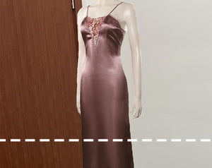 Margot Cosplay Slip Dress Lace Satin Dress For Women As Nightdress Suspender Nightdress