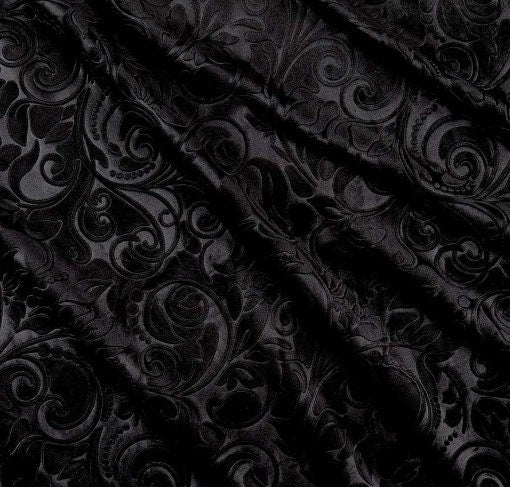 Midnight blue Velvet Renaissance wedding dress