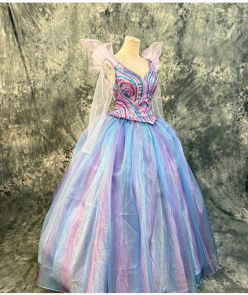 Good Witch Glinda Dress Ariana Glinda Bubble Cosplay Costume Halloween Costume
