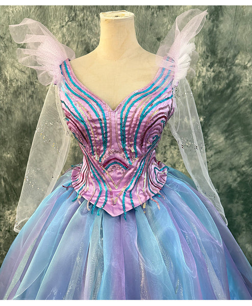 Good Witch Glinda Dress Ariana Glinda Bubble Cosplay Costume Halloween Costume