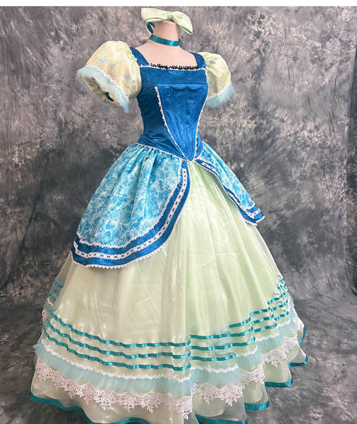 Inspired Cinderella Drizella Tremaine Costume Evil Step Sisters Cosplay Dress