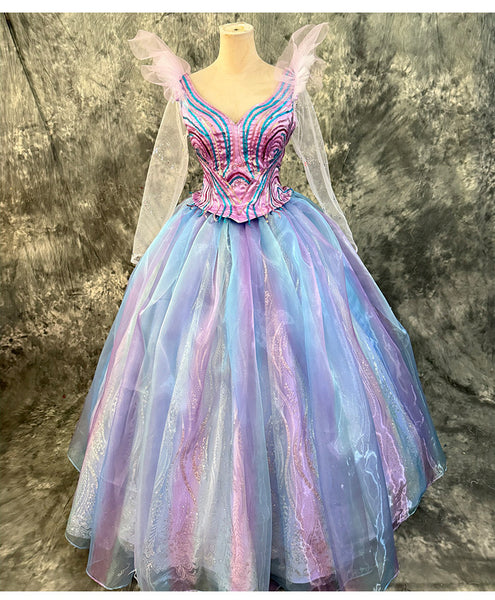 Good Witch Glinda Dress Ariana Glinda Bubble Cosplay Costume Halloween Costume