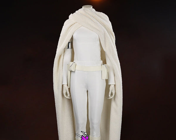 Outfits White cloak Women cosplay costume Star Wars Padme Naberrie Amidala