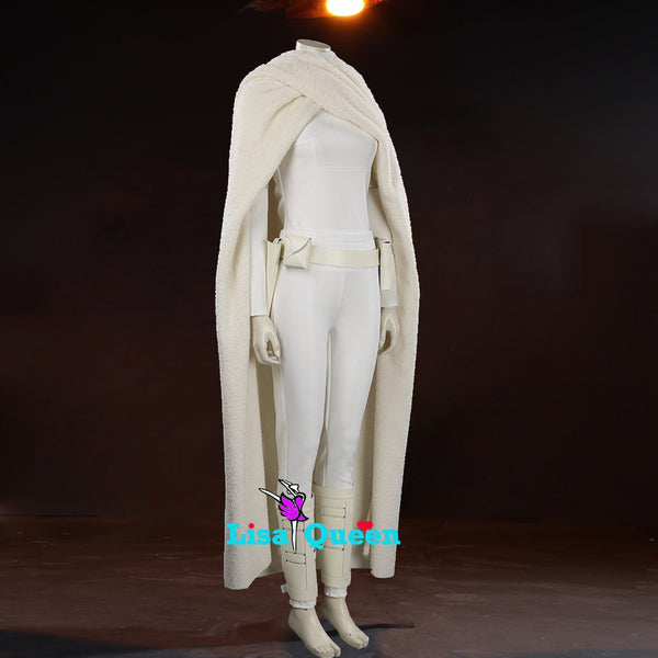 Outfits White cloak Women cosplay costume Star Wars Padme Naberrie Amidala