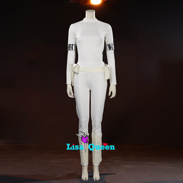 Outfits White cloak Women cosplay costume Star Wars Padme Naberrie Amidala